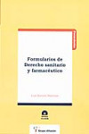FORMULARIOS DE DERECHO SANITARIO Y FARMACEUTICO | 9788496705609 | Portada