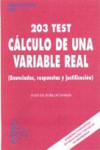203 test. Cálculo de una variable real | 9788493750992 | Portada
