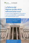 La reforma del régimen jurídico de la Administración Local | 9788470526749 | Portada