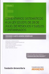 COMENTARIOS SISTEMÁTICOS A LA LEY 22/2011, DE 28 DE JULIO, DE RESIDUOS Y SUELOS CONTAMINADOS | 9788490597163 | Portada