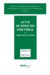 ACTAS DE DERECHO INDUSTRIAL Y DERECHO DE AUTOR, 34 VOLUMEN 34 (2013-2014) | 9788416212262 | Portada