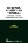 PARTICIPACIÓN, REPRESENTACIÓN Y DEMOCRACIA | 9788491190929 | Portada
