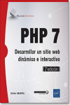 PHP 7.  Desarrollar un sitio web dinámico e interactivo | 9782409018480 | Portada
