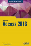Access 2016 | 9788441538283 | Portada