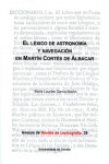 EL LEXICO DE ASTRONOMIA Y NAVEGACION EN MARTIN CORTES DE ALBACAR | 9788497496421 | Portada