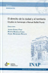 El Derecho de la ciudad y el territorio estudios en homenaje a Manuel Ballbé Prunés | 9788473515504 | Portada