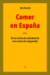 Comer en España | 9788418105203 | Portada