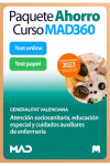 Paquete Ahorro Curso MAD360 Atención sociosanitaria, educación especial y cuidados auxiliares de enfermería Generalitat Valenciana | 9788414272992 | Portada