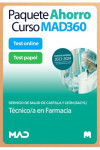 Paquete Ahorro Curso MAD360 + Test PAPEL y ONLINE Técnico/a en Farmacia Servicio de Salud de Castilla y León (SACYL) | 9788414277515 | Portada