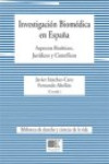 Investigación Biomédica en España | 9788498363067 | Portada