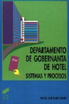 Departamento de Gobernanta de Hotel | 9788477388548 | Portada