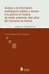 ACCESO A LA INFORMACION, PARTICIPACION PUBLICA Y ACCESO A LA JUSTICIA EN MATERIA DE MEDIO AMBIENTE | 9788496758803 | Portada