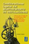 Consideraciones legales del mantenimiento de instalaciones | 9788473603133 | Portada