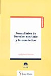 FORMULARIOS DE DERECHO SANITARIO Y FARMACEUTICO | 9788496705609 | Portada