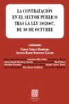 La Contratación en el Sector Público Tras la ley 30/2007 , de 30 de Octubre | 9788498365467 | Portada