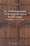 LA ORNAMENTACION EN LA ARQUITECTURA TRADICIONAL DE LA RIBERA DEL DUERO | 9788497185417 | Portada