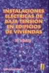 INSTALACIONES ELECTRICAS DE BAJA TENSION EN EDIFICIOS DE VIVIENDA | 9788473602952 | Portada