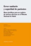 Error Sanitario y Seguridad de Pacientes | 9788498365849 | Portada