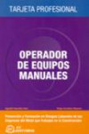 Operador de equipos manuales | 9788492735198 | Portada