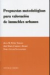 Propuestas metodológicas para valoración de inmuebles urbanos | 9788498366099 | Portada