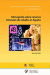 MONOGRAFÍA SOBRE RECURSOS MINERALES DE COBALTO EN ESPAÑA | 9788478404759 | Portada