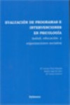 Evaluación de programas e intervenciones en psicología | 9788498498394 | Portada