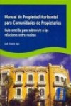 Manual de propiedad horizontal para comunidades de propietarios | 9788473603188 | Portada