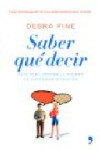 SABER QUE DECIR | 9788484606857 | Portada