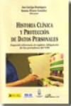 Historia clínica y protección de datos personales | 9788499821030 | Portada