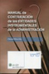 Manual de contratación de las entidades instrumentales de la administración | 9788481268966 | Portada