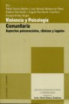 Violencia y psicología comunitaria | 9788498368260 | Portada