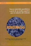 Nuevos materiales puzolánicos a partir de un residuo papelero para la industria del cemento | 9788400091705 | Portada