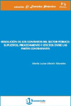 Resolución de los contratos del sector público | 9788461510405 | Portada