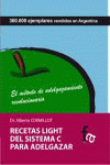 RECETAS LIGHT DEL SISTEMA C PARA ADELGAZAR | 9788496804548 | Portada