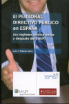 El Personal Directivo Público en España | 9788481269284 | Portada
