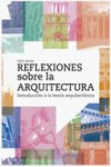Reflexiones sobre la arquitectura | 9788429120998 | Portada