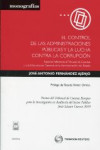 El control de las administraciones públicas y la lucha contra la corrupción | 9788447038107 | Portada