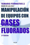 Manipulación de equipos con gases fluorados | 9788416338986 | Portada