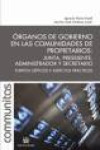 Órganos de Gobierno en las Comunidades de Propietarios | 9788490044469 | Portada