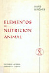 Elementos de nutrición animal | 9788420002163 | Portada
