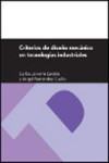 Criterios de diseño mecánico en tecnologías industriales | 9788415274537 | Portada