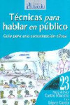 TECNICAS PARA HABLAR EN PUBLICO | 9788495789402 | Portada