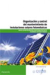 Organización y control del mantenimiento de instalaciones solares fotovoltáicas | 9788428333009 | Portada