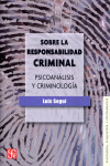 Sobre la responsabilidad criminal | 9788437506838 | Portada