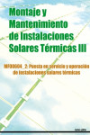 MONTAJE Y MANTENIMIENTO DE INSTALACIONES SOLARES TERMICAS III | 9788496960817 | Portada