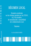 Régimen Local | 9788490319697 | Portada