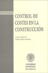 CONTROL DE COSTES EN LA CONSTRUCCIÓN | 9788477218210 | Portada