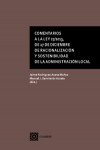 COMENTARIOS A LA LEY 27/2013 DE 27 DE DICIEMBRE DE RAIONALIZACION Y SOSTENIBILIDAD DE LA ADMINISTRACION LOCAL | 9788490452219 | Portada