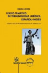 Léxico temático de terminología jurídica español-inglés | 9788490862650 | Portada