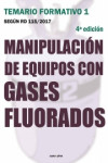 Manipulación de equipos con gases fluorados | 9788417119898 | Portada